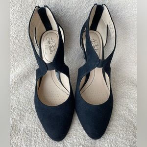 Life Stride Giovanna 2, Black Suede, Size 7.5m
